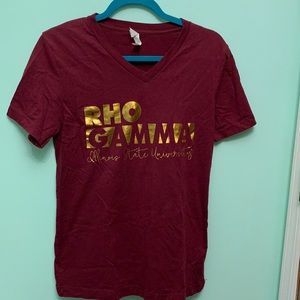 Rho Gamma ISU shirt size small